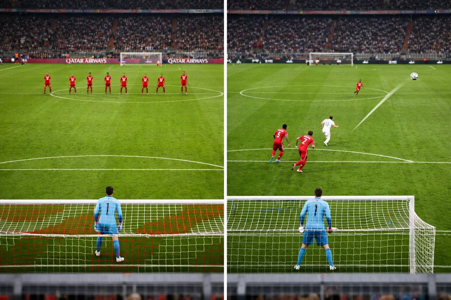 Bayerns hohe Abwehrkette beim Pressing lässt Räume für gegnerische Konter frei