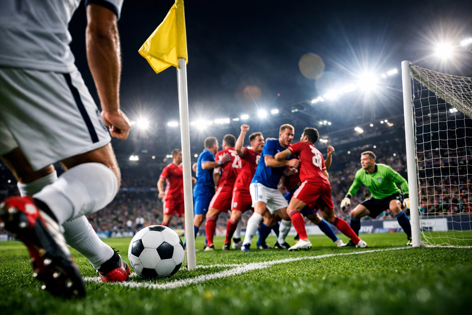 Eckball-Situation im Profifußball als strategischer Wettmarkt für Live Wetten mit hoher Ineffizienz