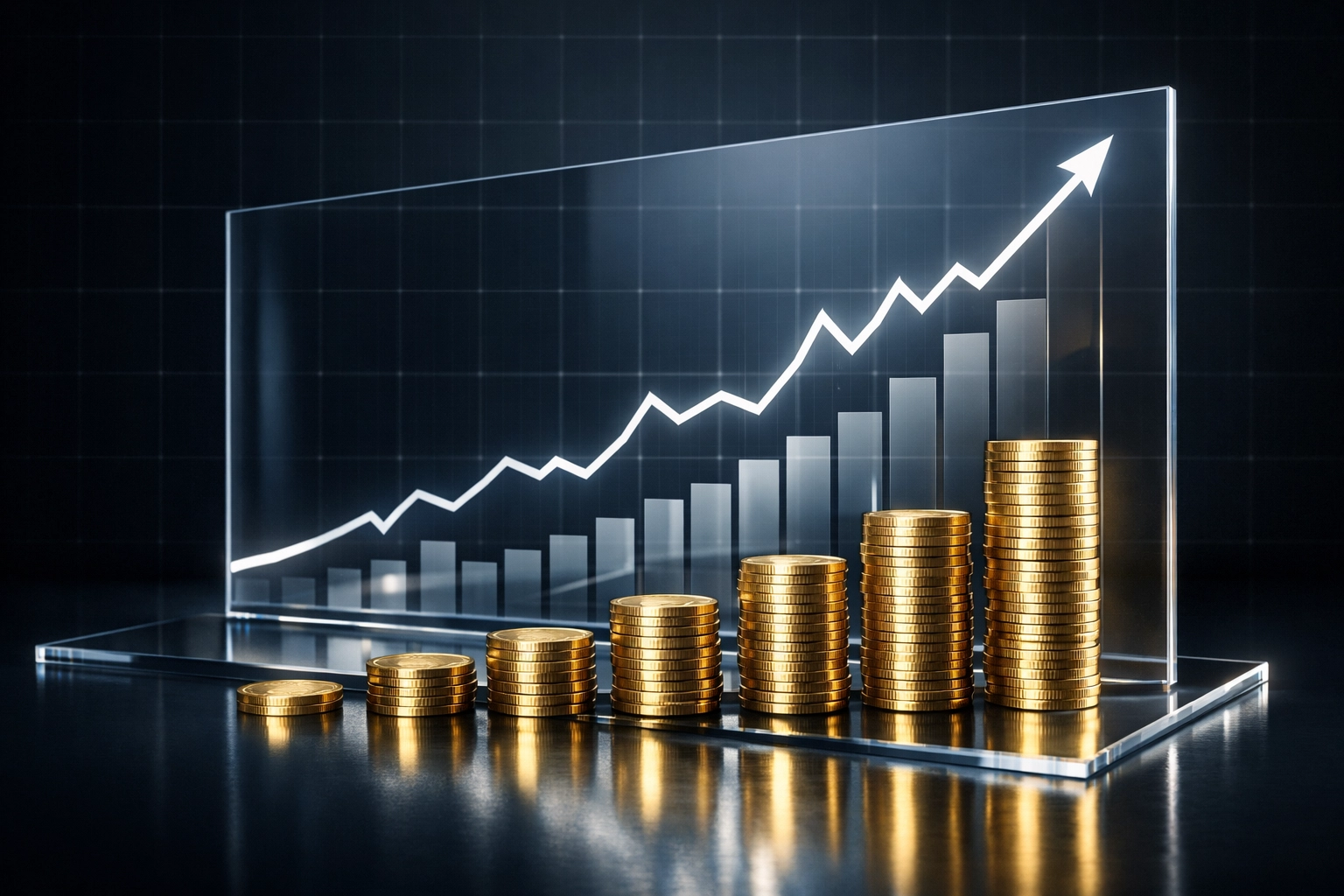 Bankroll-Wachstum durch Kelly-Kriterium und optimiertes Kapitalmanagement visualisiert