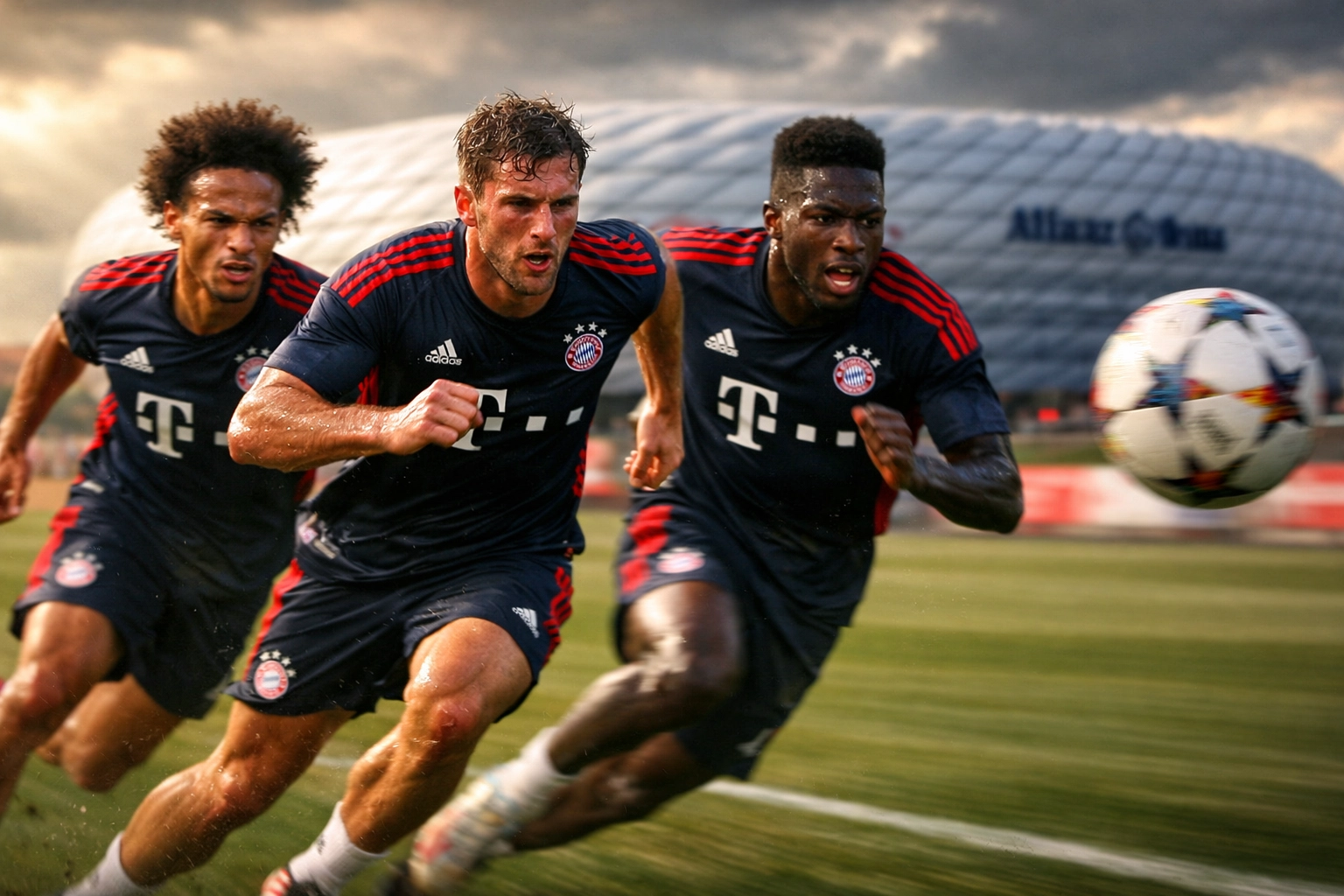 Bayern München Offensivspieler im Training vor dem Kaderumbruch 2026