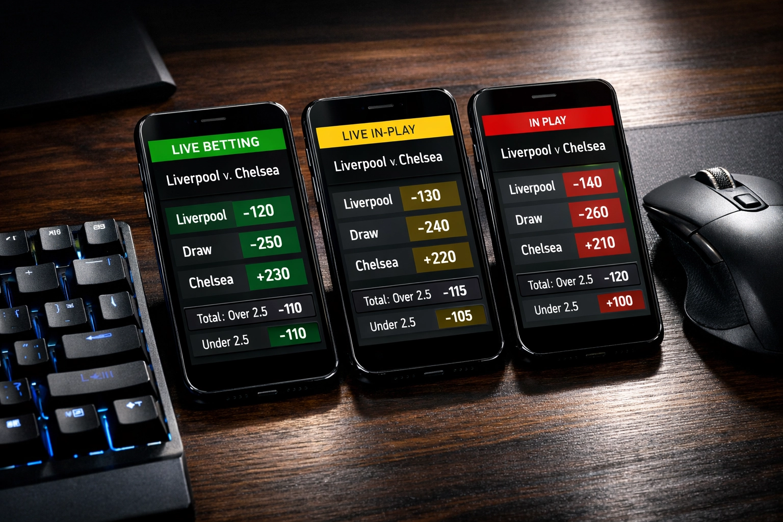 Quotenvergleich mehrerer Buchmacher auf verschiedenen Geräten zur CLV-Optimierung