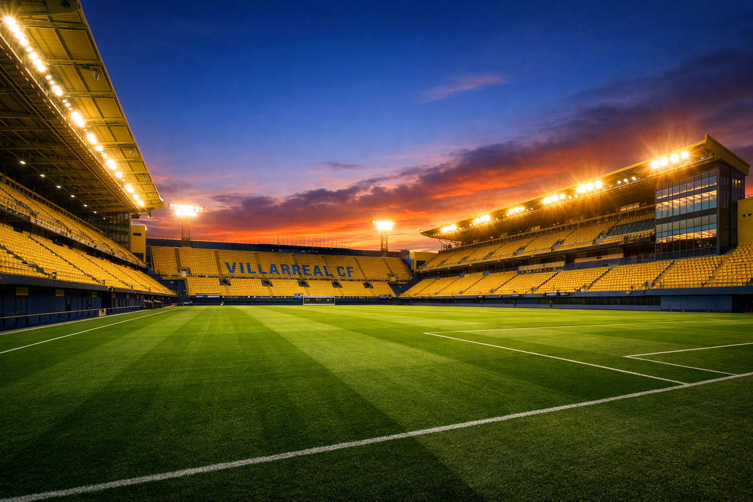 Villarreal Heimspielstätte Estadio de la Cerámica für die La Liga Prognose gegen Elche CF.