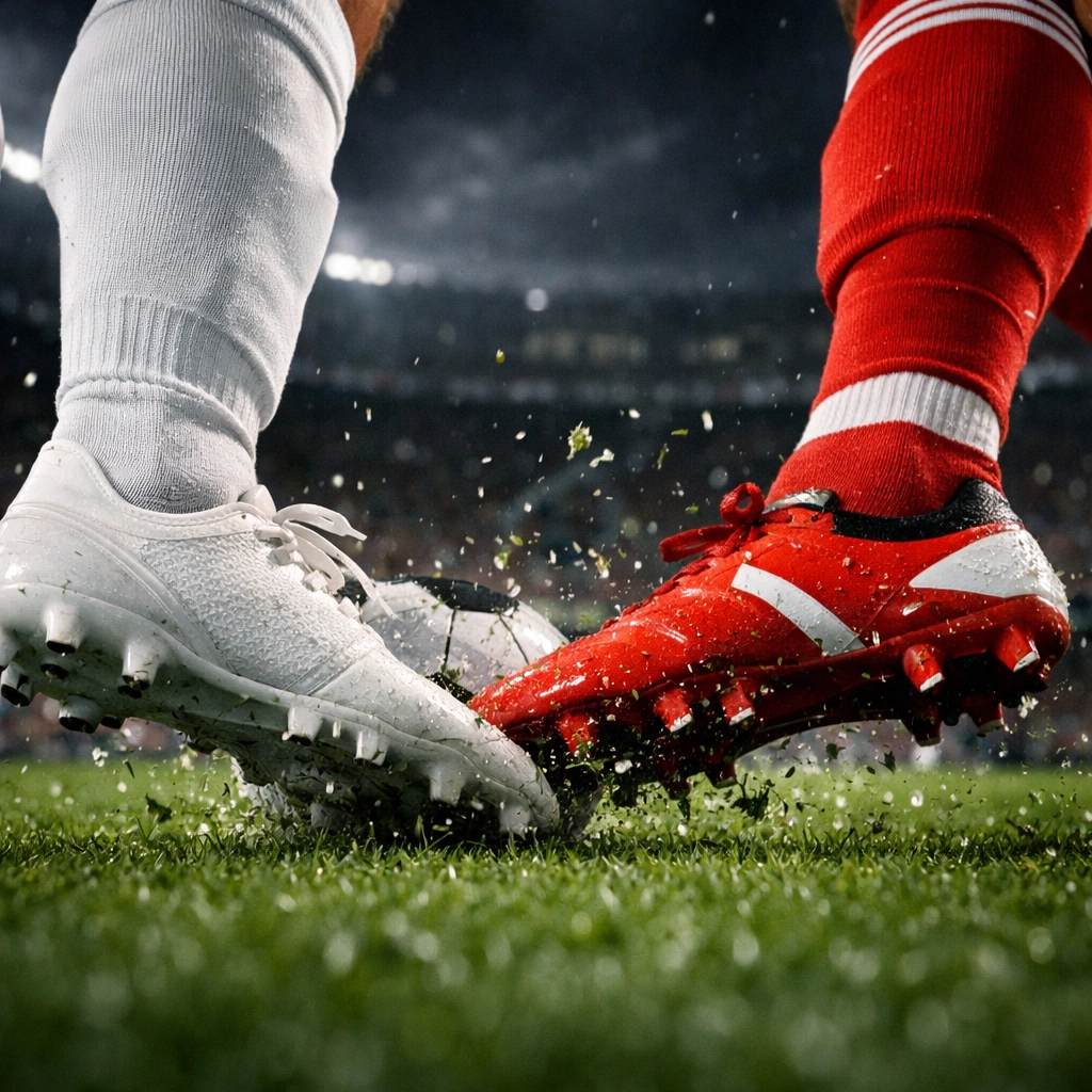 Intensiver Zweikampf beim Madrid Derby für die präzise Fußball Prognose am Wochenende.