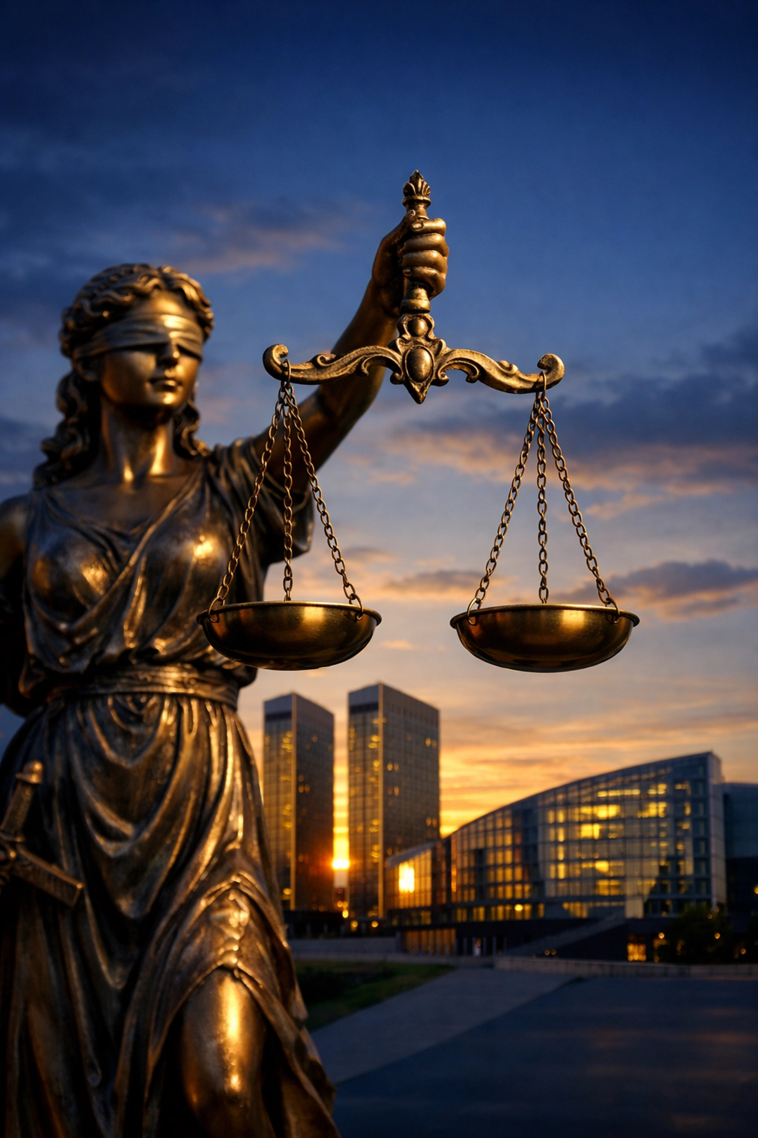 Justitia vor dem EuGH-Gebäude zum Urteil über Sportwetten-Rückzahlungen