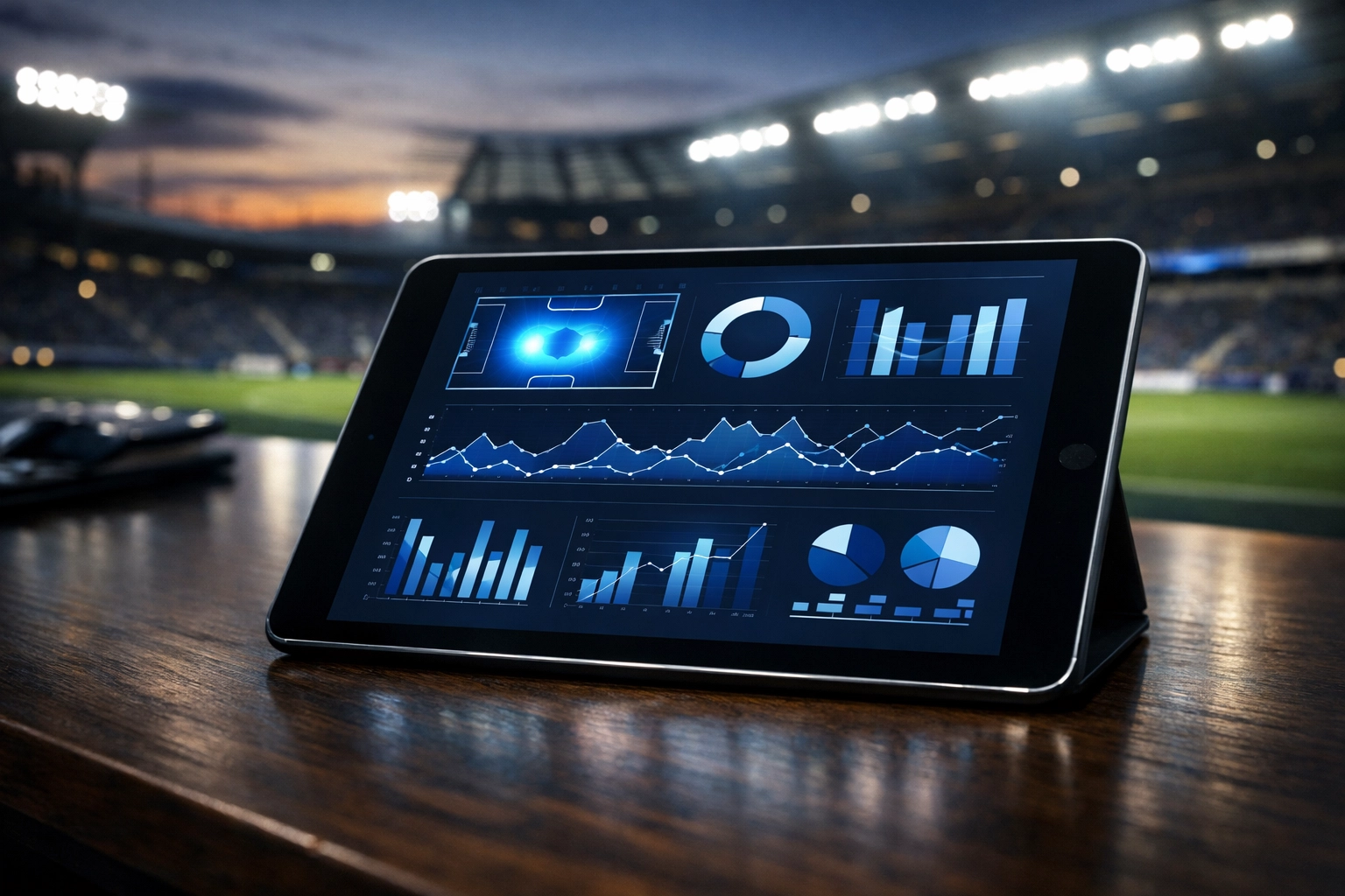 Analyse von Premier League Daten und Wettquoten auf einem professionellen Statistik-Dashboard.