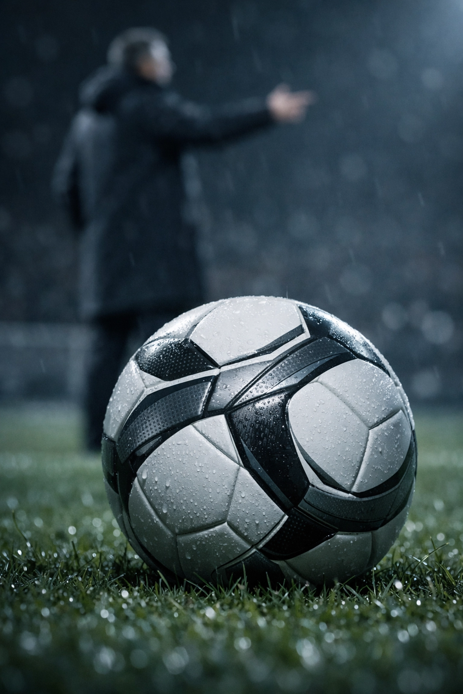 Detailaufnahme eines Fußballs auf dem Rasen zur taktischen Analyse der England Lettland Prognose.