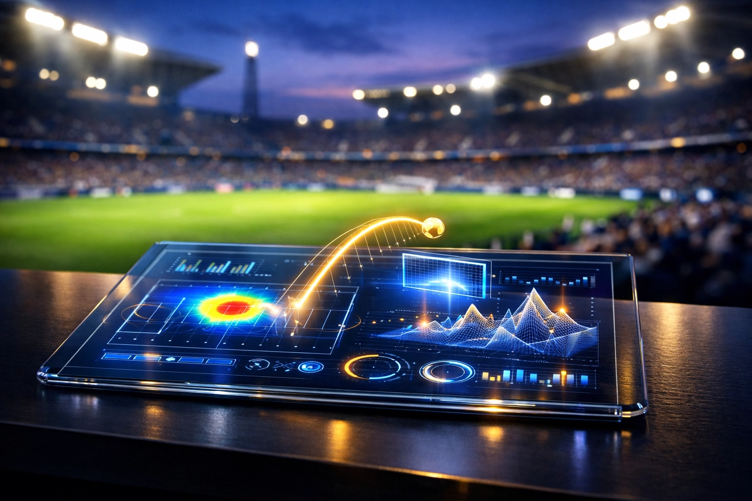 Holografische Datenanalyse der xG-Leistungswerte für Fiorentina gegen Parma im Stadion.
