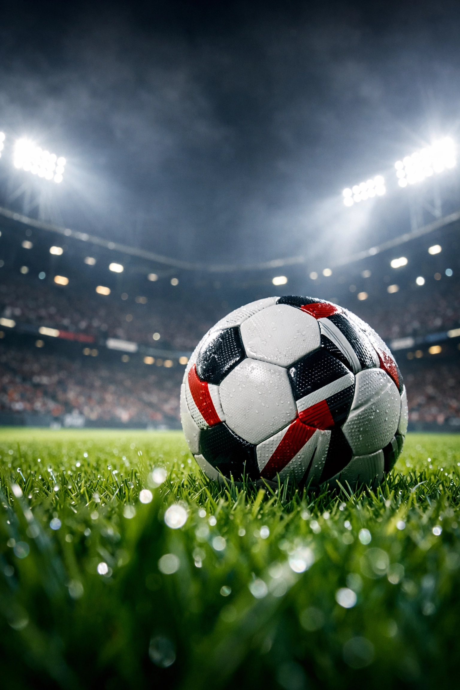 Ein Fußball auf dem Spielfeld eines Stadions als Symbol für den Wett-Tipp Cagliari vs. SSC Neapel.