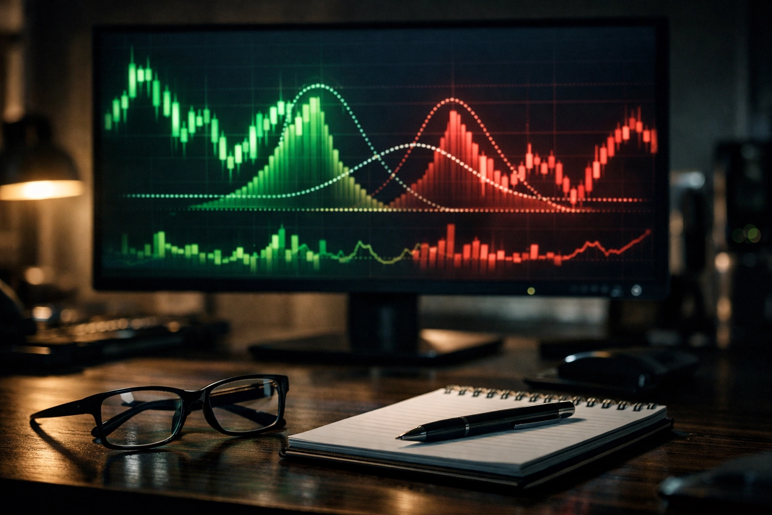 Analysten-Arbeitsplatz mit Daten-Charts zur Identifikation von Value bei Quotenbewegungen.