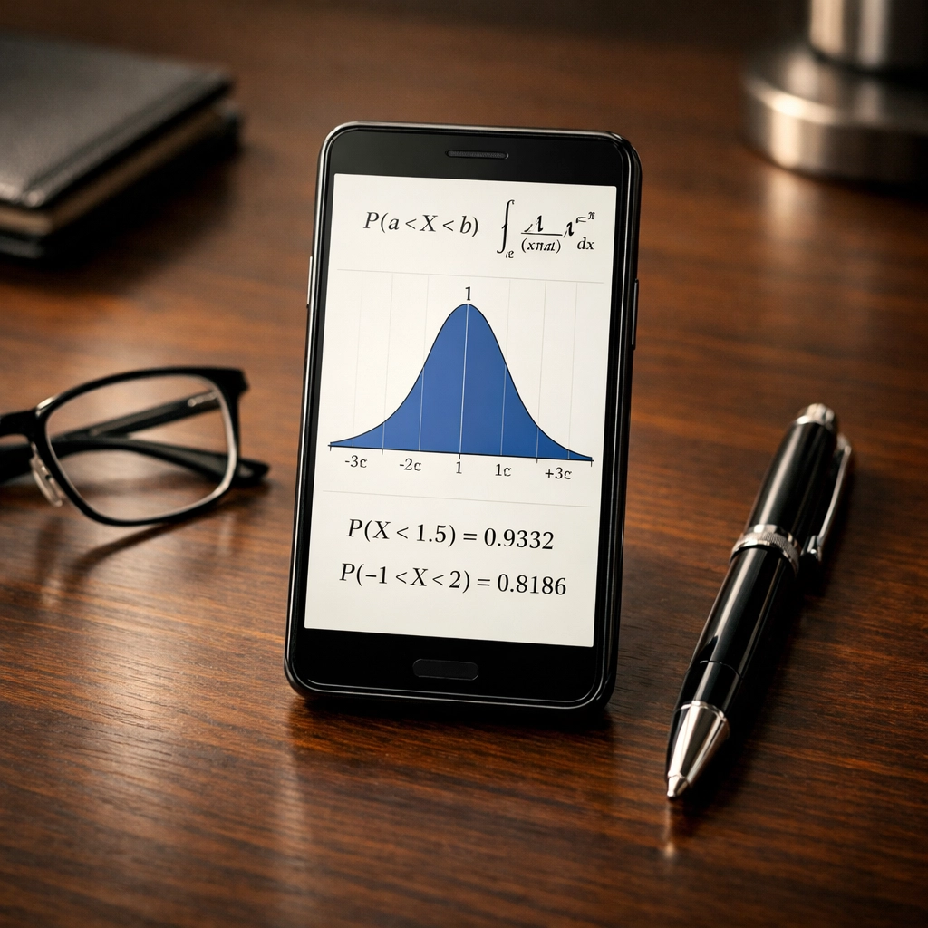 Mathematische Analyse von Wahrscheinlichkeiten und Value Berechnung am Schreibtisch.