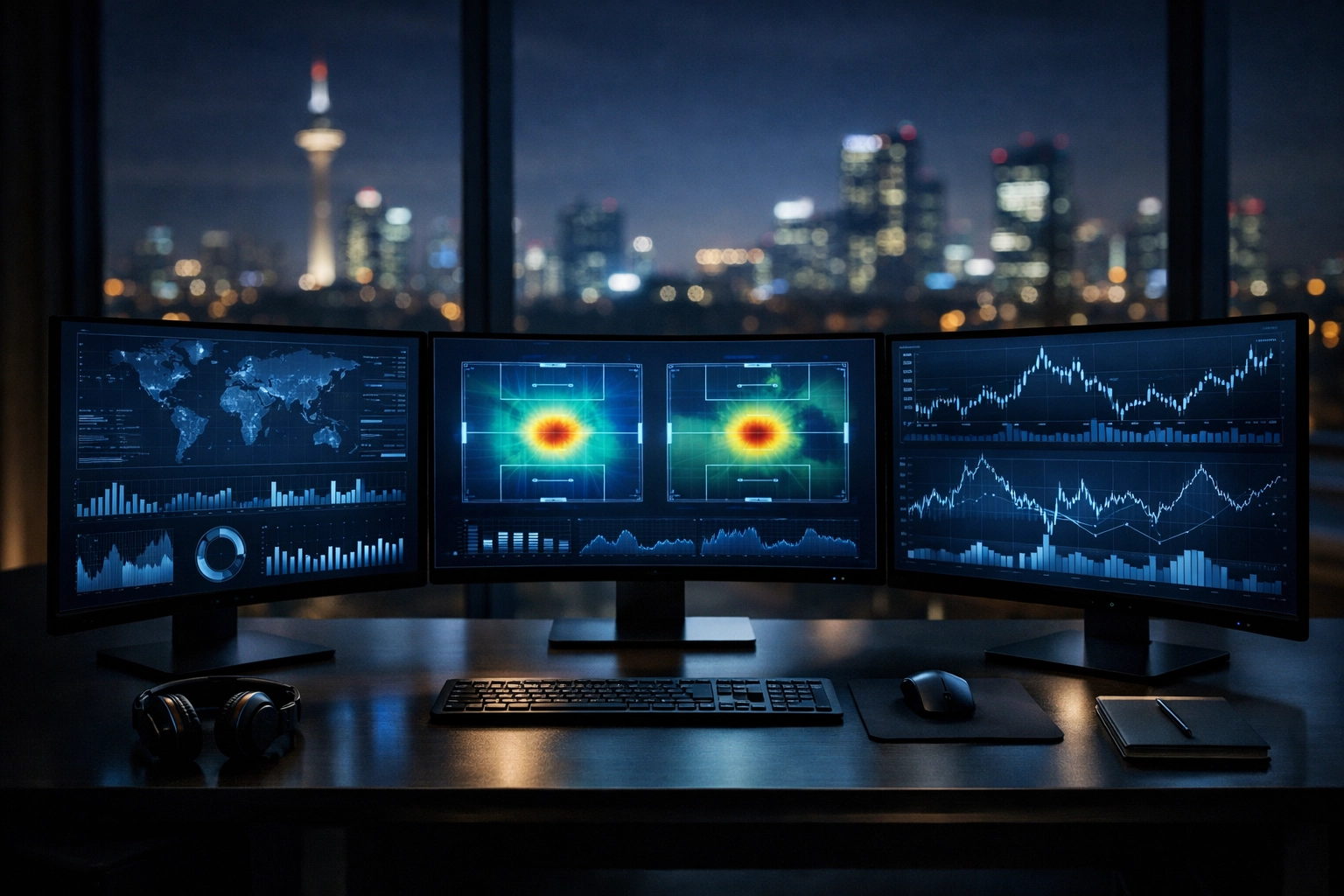 Professionelle Datenanalyse für Markt-Updates deutscher Sportwetten-Anbieter am Monitor.