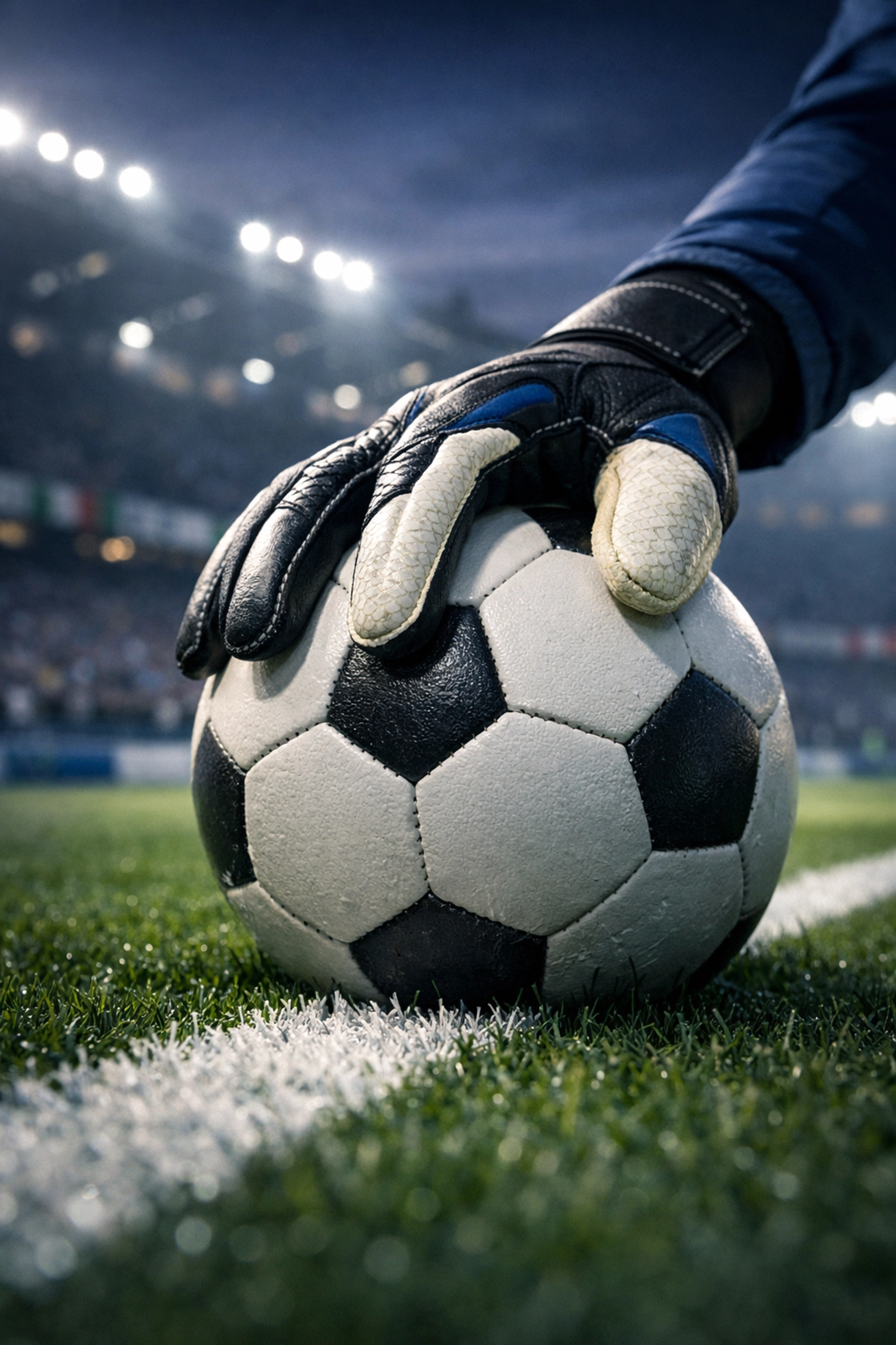 Torwart fängt Ball auf der Torlinie bei Lazio gegen Sassuolo – Analyse für Unter-Tore-Wetten.