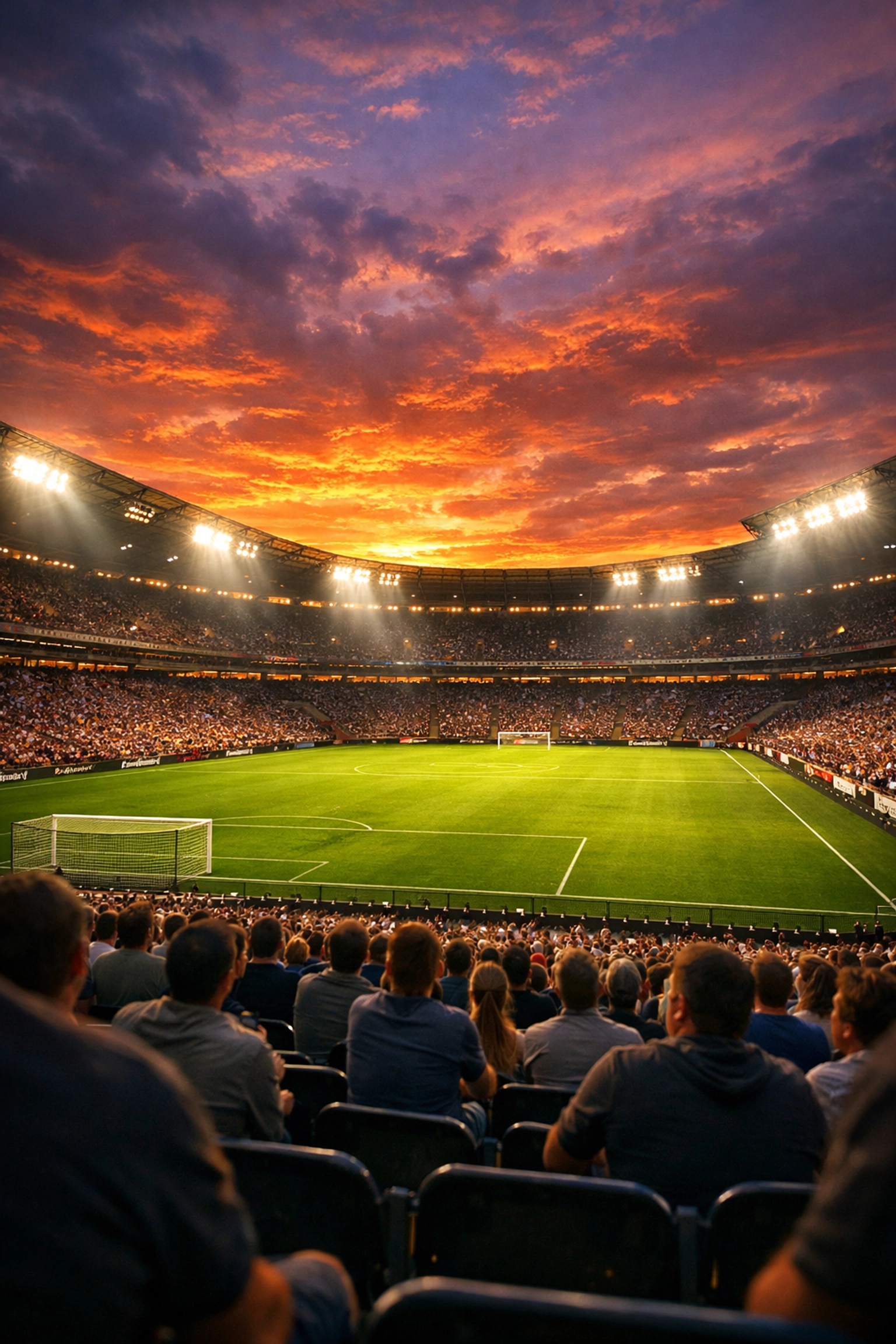 Stimmungsvolle Stadionatmosphäre beim London Derby zwischen Arsenal und Chelsea in der Premier League.