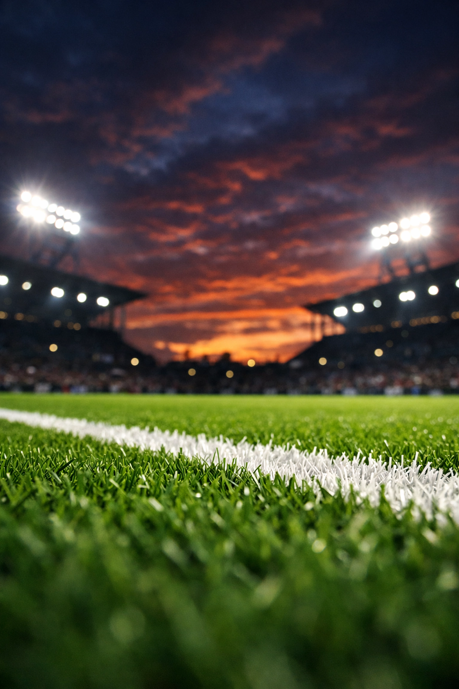 Fußballstadion bei Dämmerung für FA Cup Prognose und Tipps zu West Ham gegen Brentford.