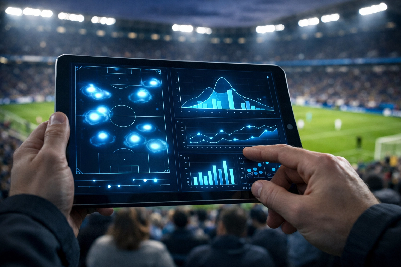 Digitale Fußball-Statistiken und xG-Analyse für das Spiel Inter Miami gegen Austin FC.