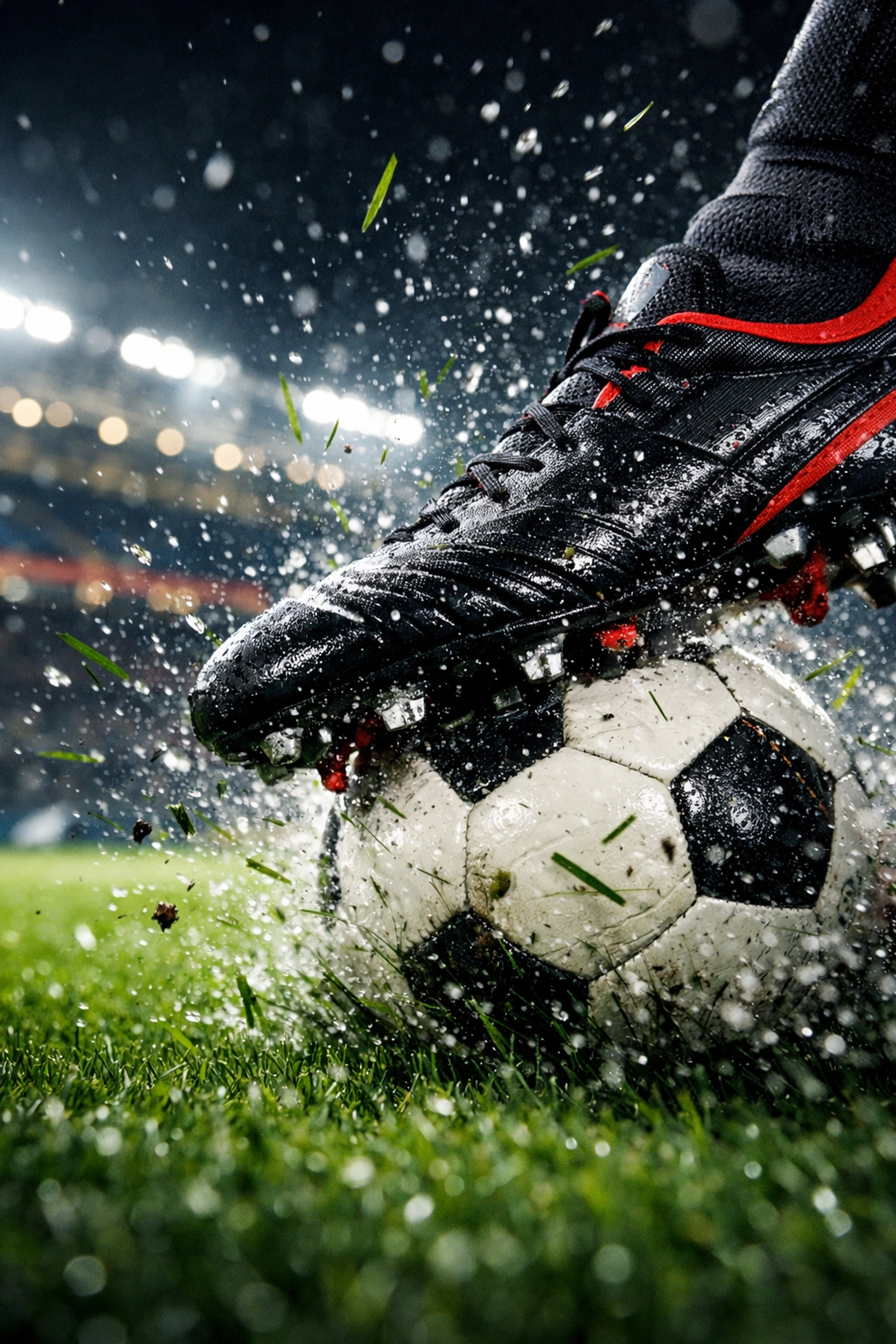 Dynamischer Torschuss in der Allianz Arena passend zur FC Bayern xG-Analyse gegen Gladbach.