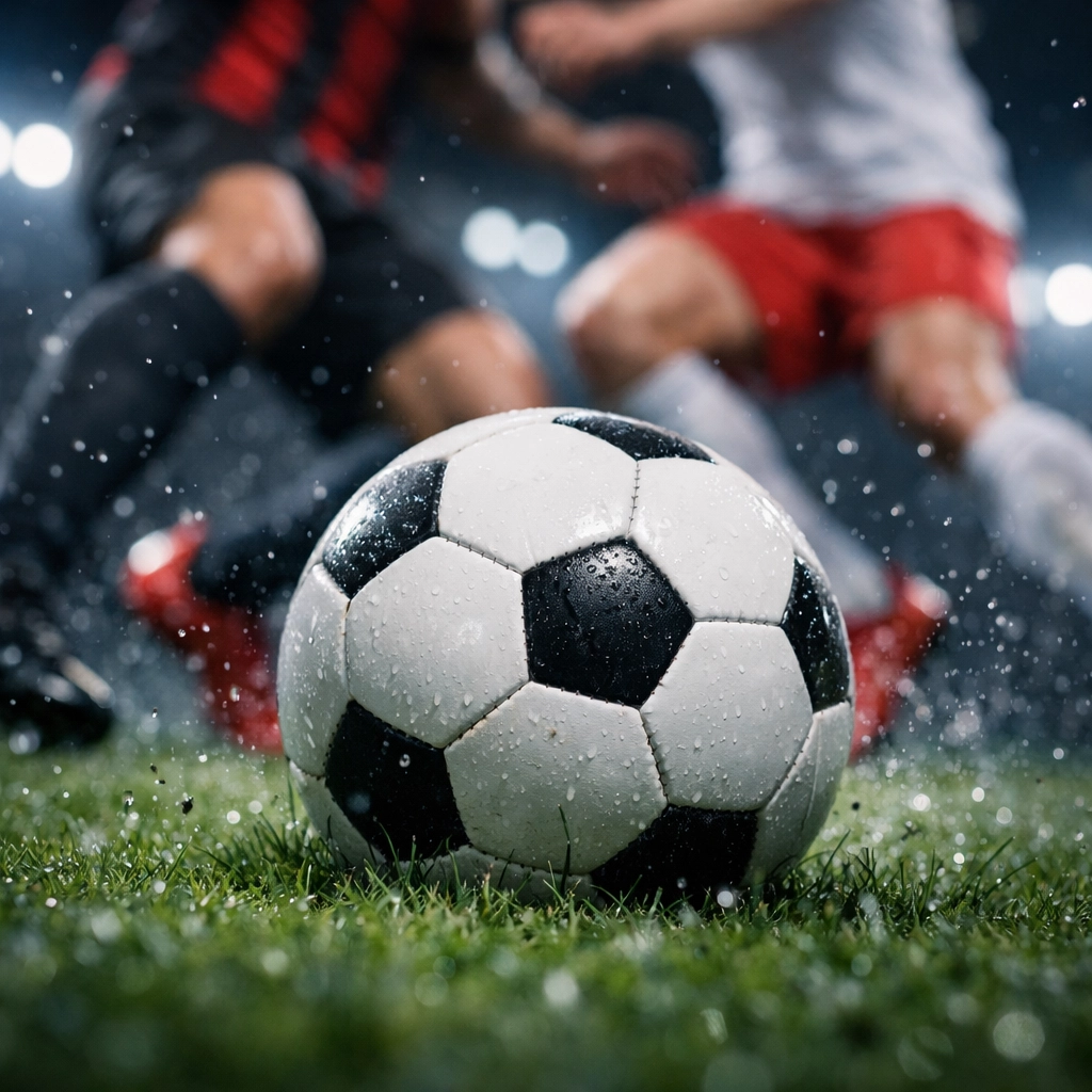 Detailaufnahme eines Zweikampfs im Bundesliga-Topspiel zwischen Bayer Leverkusen und Bayern München.