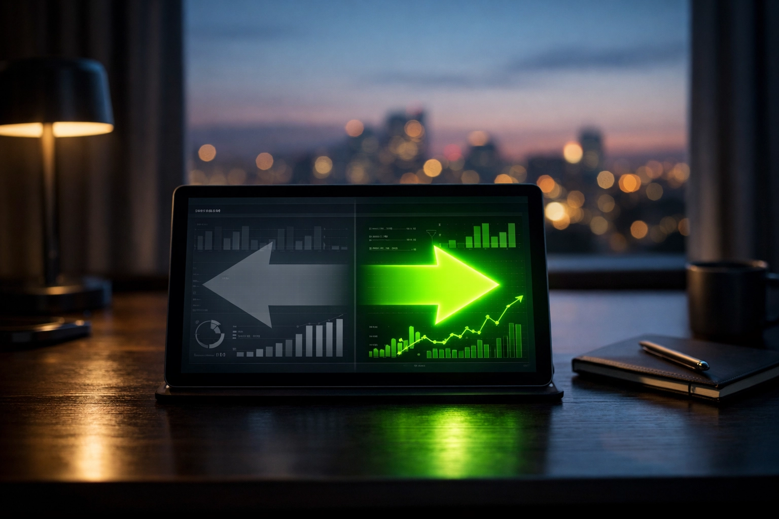 Identifikation von Sportwetten Value durch Analyse von Marktsignalen auf einem Tablet.