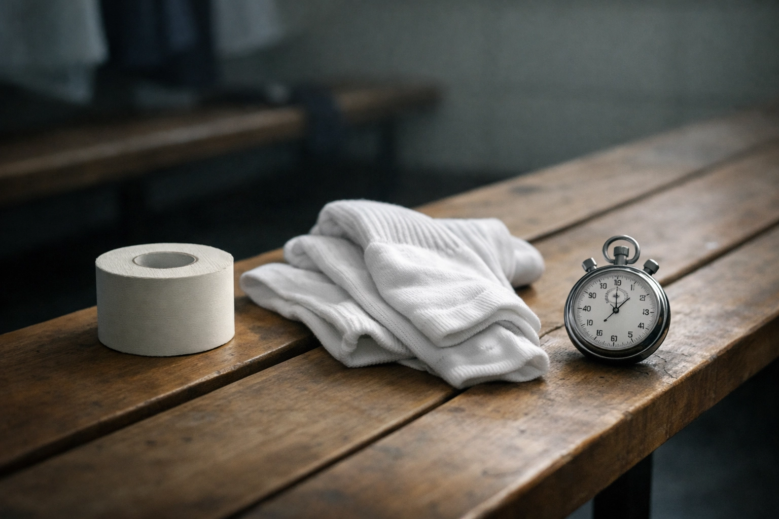 Medizinisches Tape und Equipment symbolisieren die Personalsorgen in der Abwehr von Barcelona.