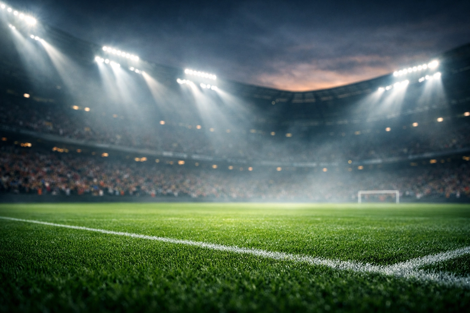 Atmosphäre im Bundesliga-Stadion bei Flutlicht als Kulisse für die Wettanalyse zum Abstiegskampf.