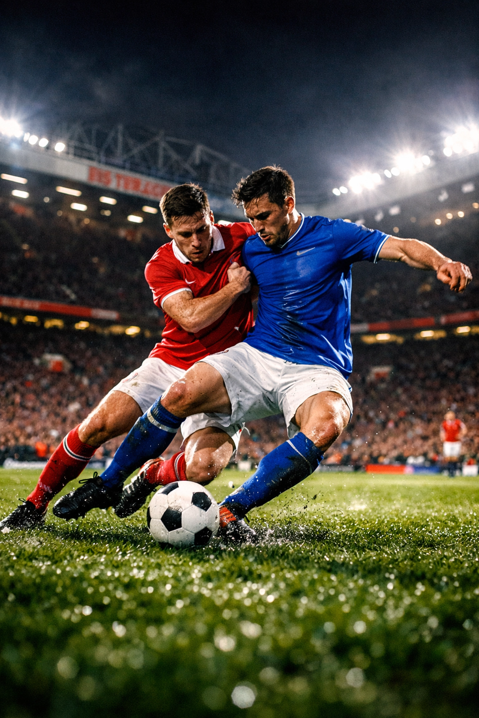 Intensiver Zweikampf im Mittelfeld bei Premier League Prognosen heute für Manchester United gegen Chelsea.