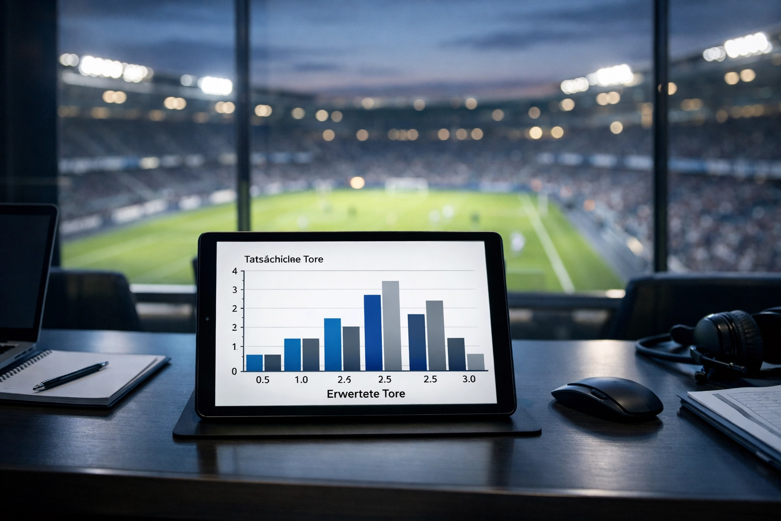 Datenbasierte sportwetten analyse von xG-Werten und Toren für das Spiel Arsenal gegen West Ham United.