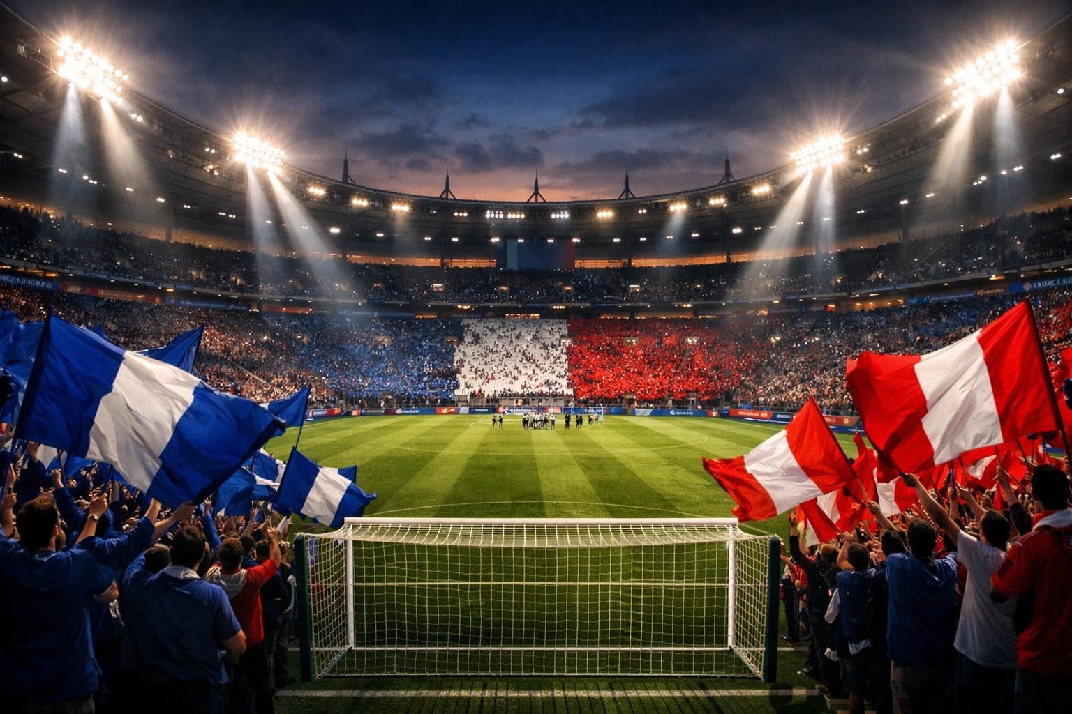 Stadionstimmung in Frankreich vor dem Länderspiel gegen Chile für die Spielprognose.