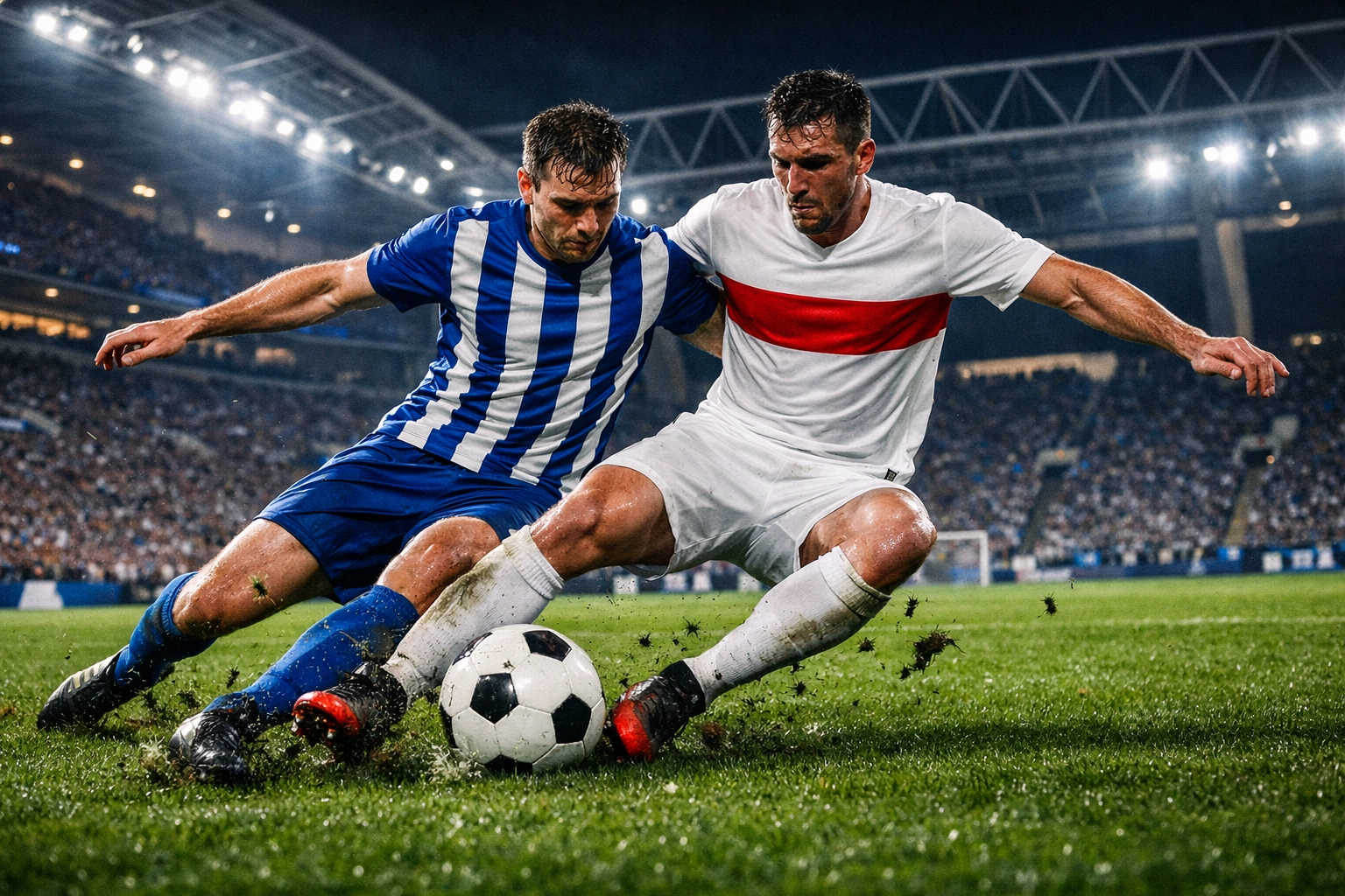 FC Porto gegen VfB Stuttgart: Intensiver Zweikampf im Europa League Achtelfinale Rückspiel im Estádio do Dragão.