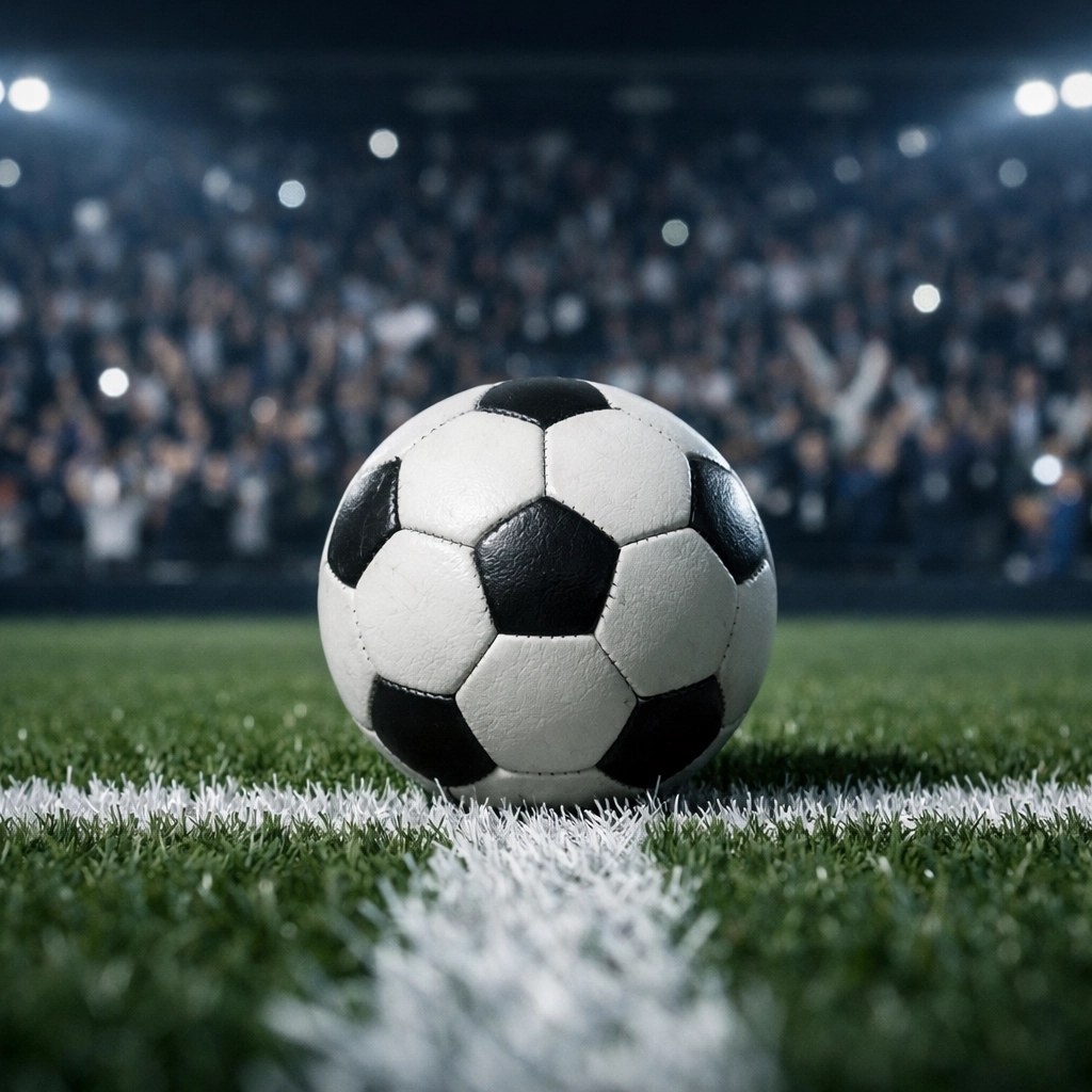 Ein Fußball auf der Torlinie symbolisiert einen knappen Heimsieg im Wett-Tipp Frankfurt vs. Köln am 28.03.2026.