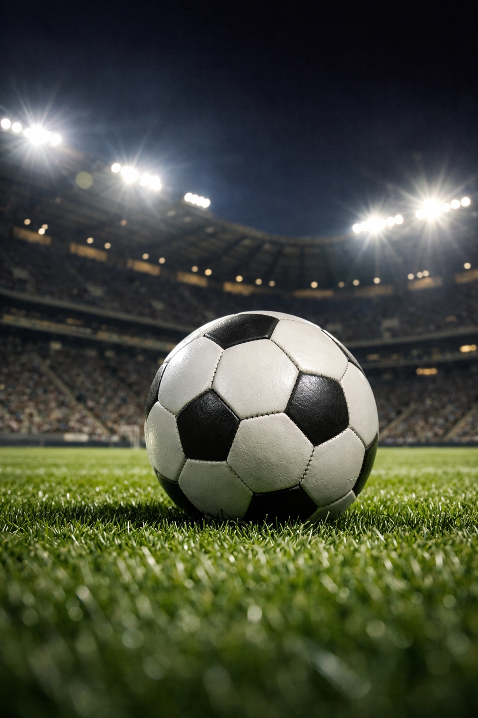 Serie A Fußball im Stadion unter Flutlicht zur Analyse der Marktquoten