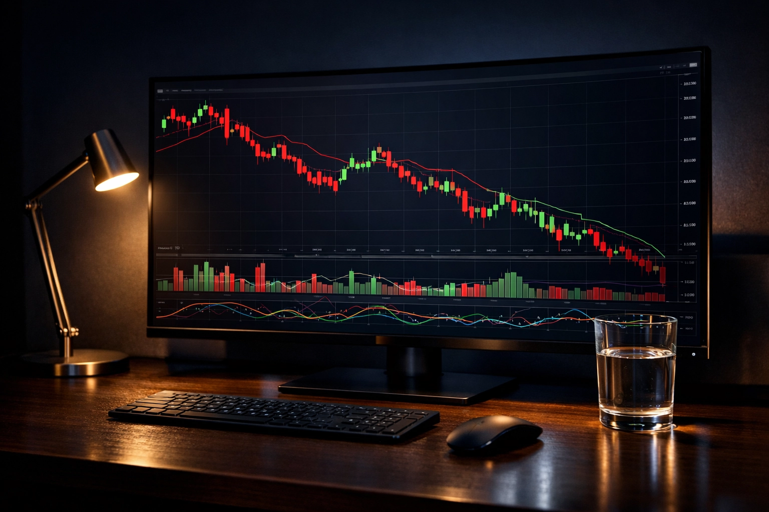 Analyse von Quotenbewegungen auf einem Monitor zur schnellen Identifikation von profitablen Value-Optionen.