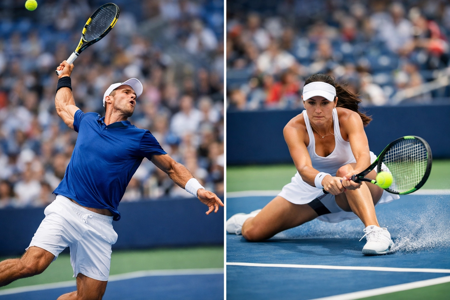 Vergleich der ATP und WTA Spielstile für präzise Tennis Analysen und Prognosen.