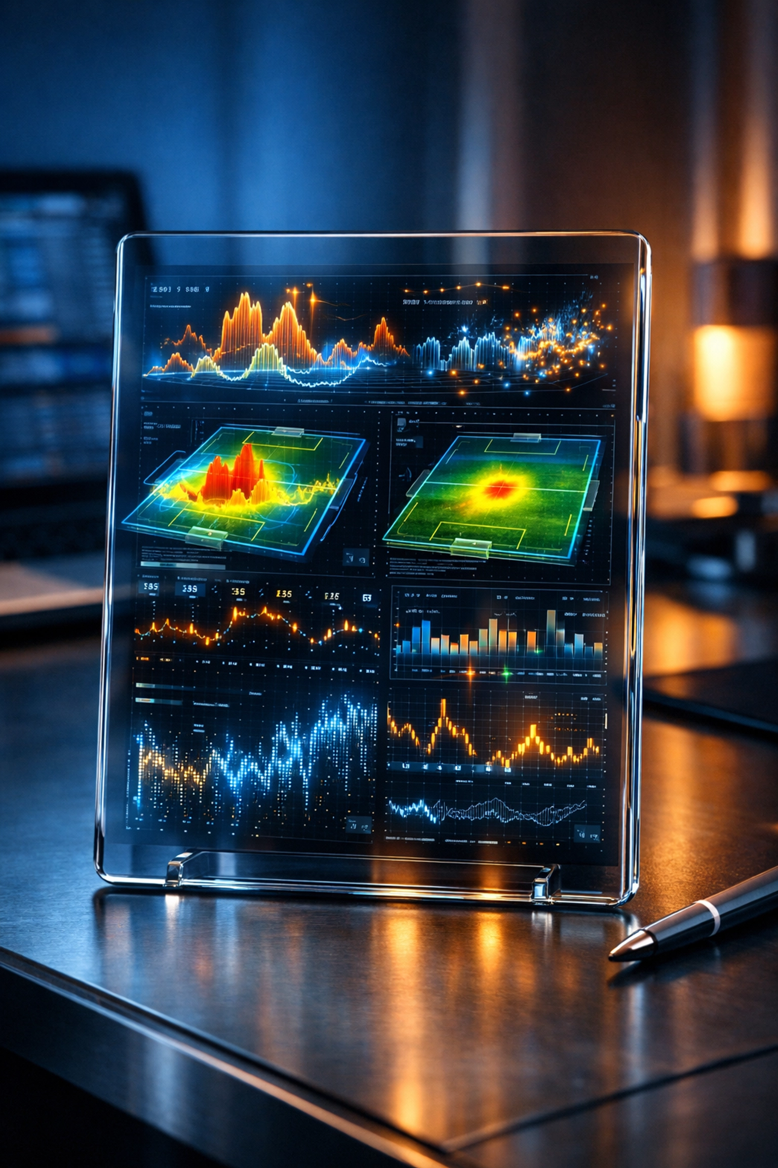 Datenvisualisierung von sportwetten Markttrends 2026 auf einem Tablet mit Heatmaps.