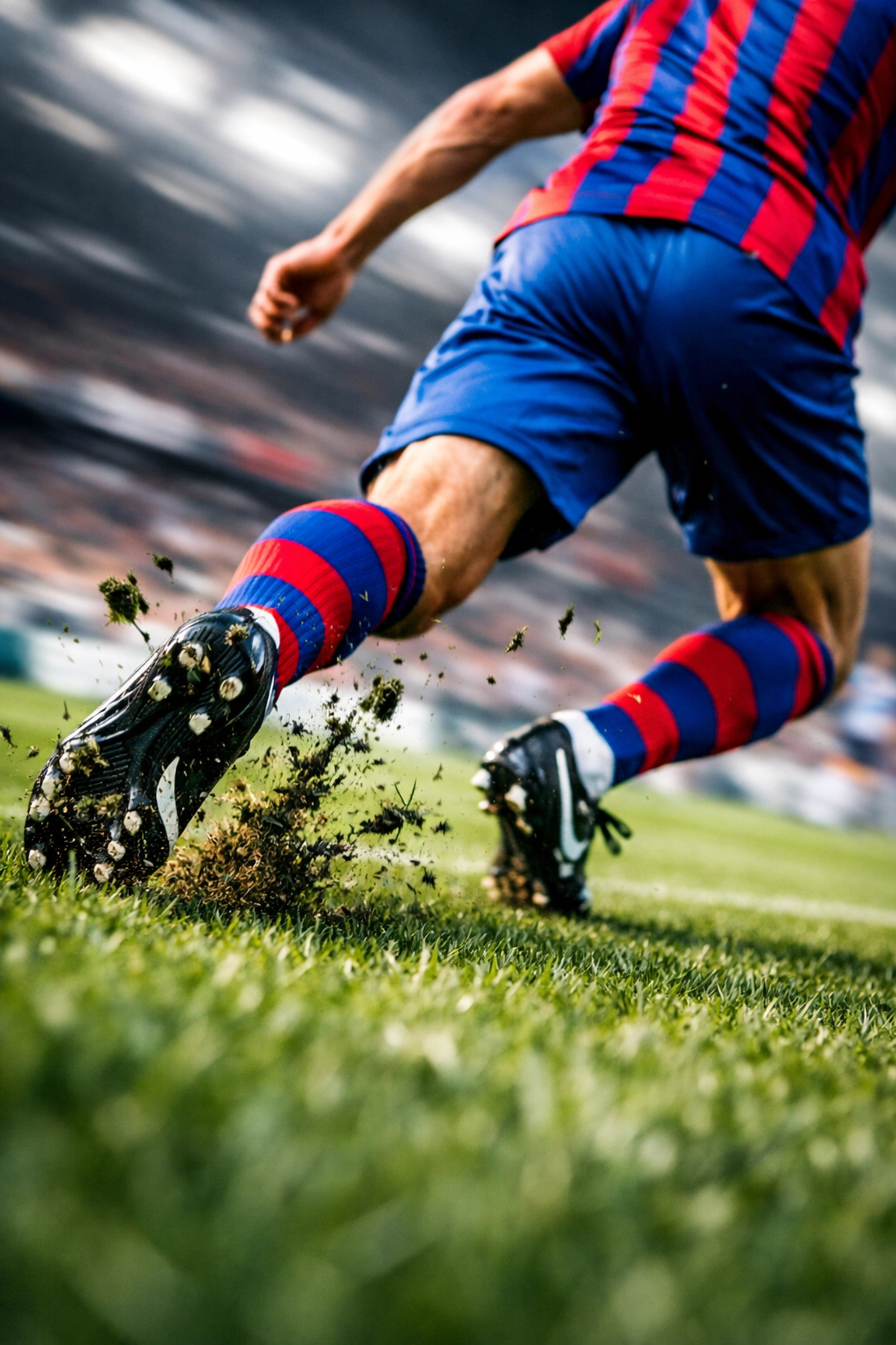 Dynamischer Sprint eines Crystal Palace Spielers zur Veranschaulichung der individuellen Qualität gegen AEK Larnaca.