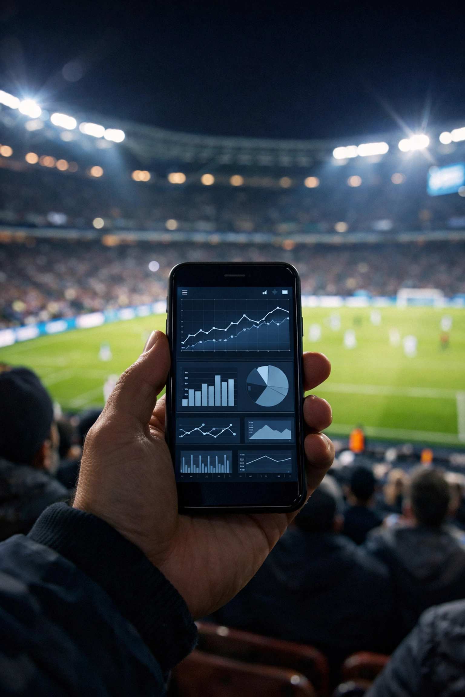 Datenbasierte Analyse und xG-Metriken für die Gladbach vs. St. Pauli Prognose auf dem Smartphone.