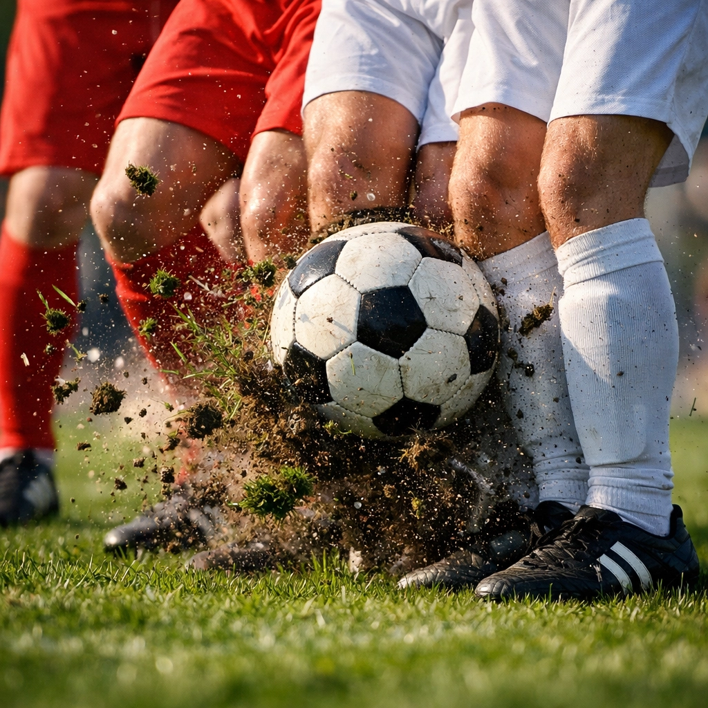Nahaufnahme einer defensiven Mauer auf dem Rasen für Bundesliga Spieltag Analysen.