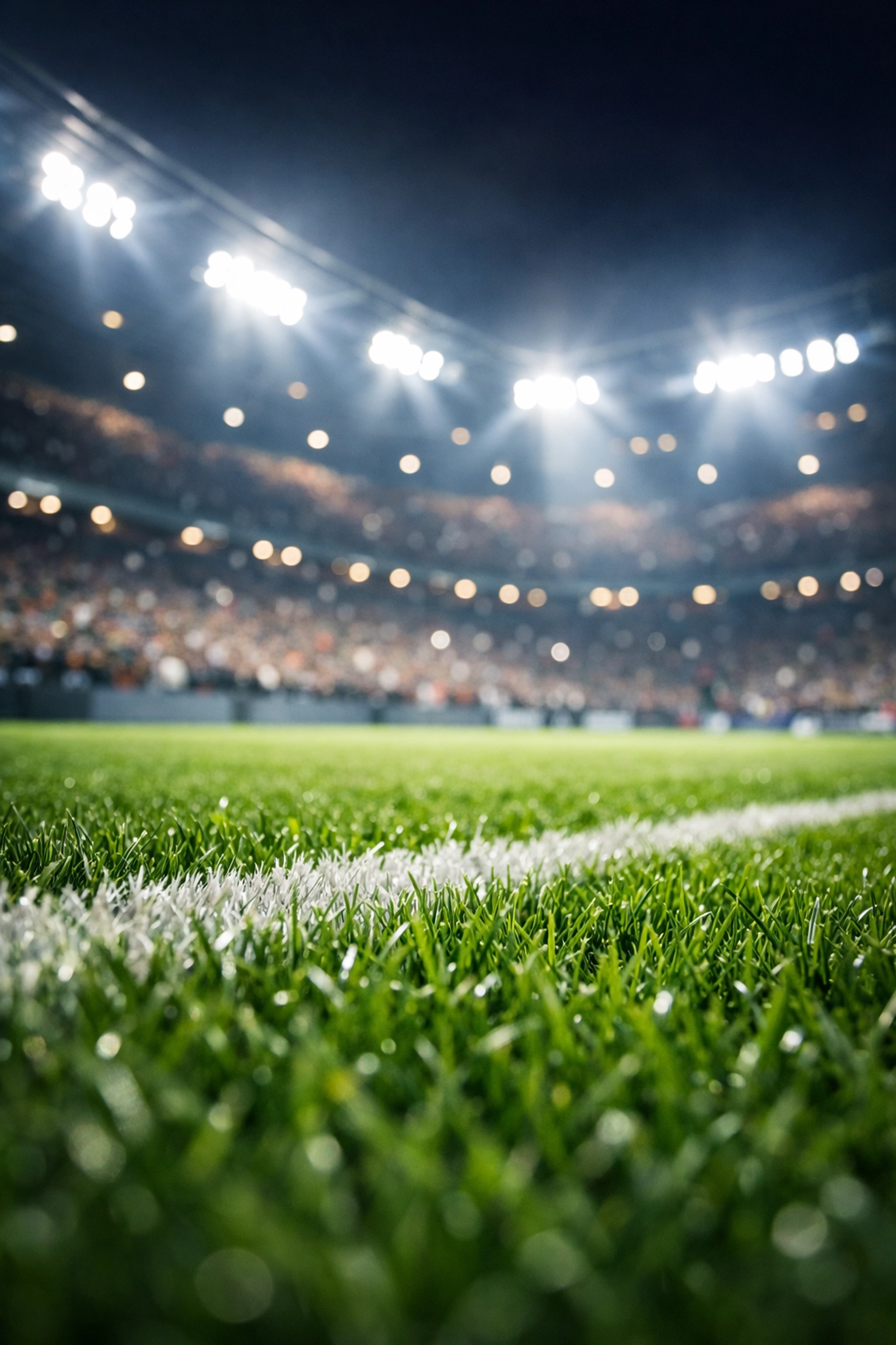 Modernes Fußballstadion bei Flutlicht als Symbol für aktuelle Quoten-Trends in Europa.