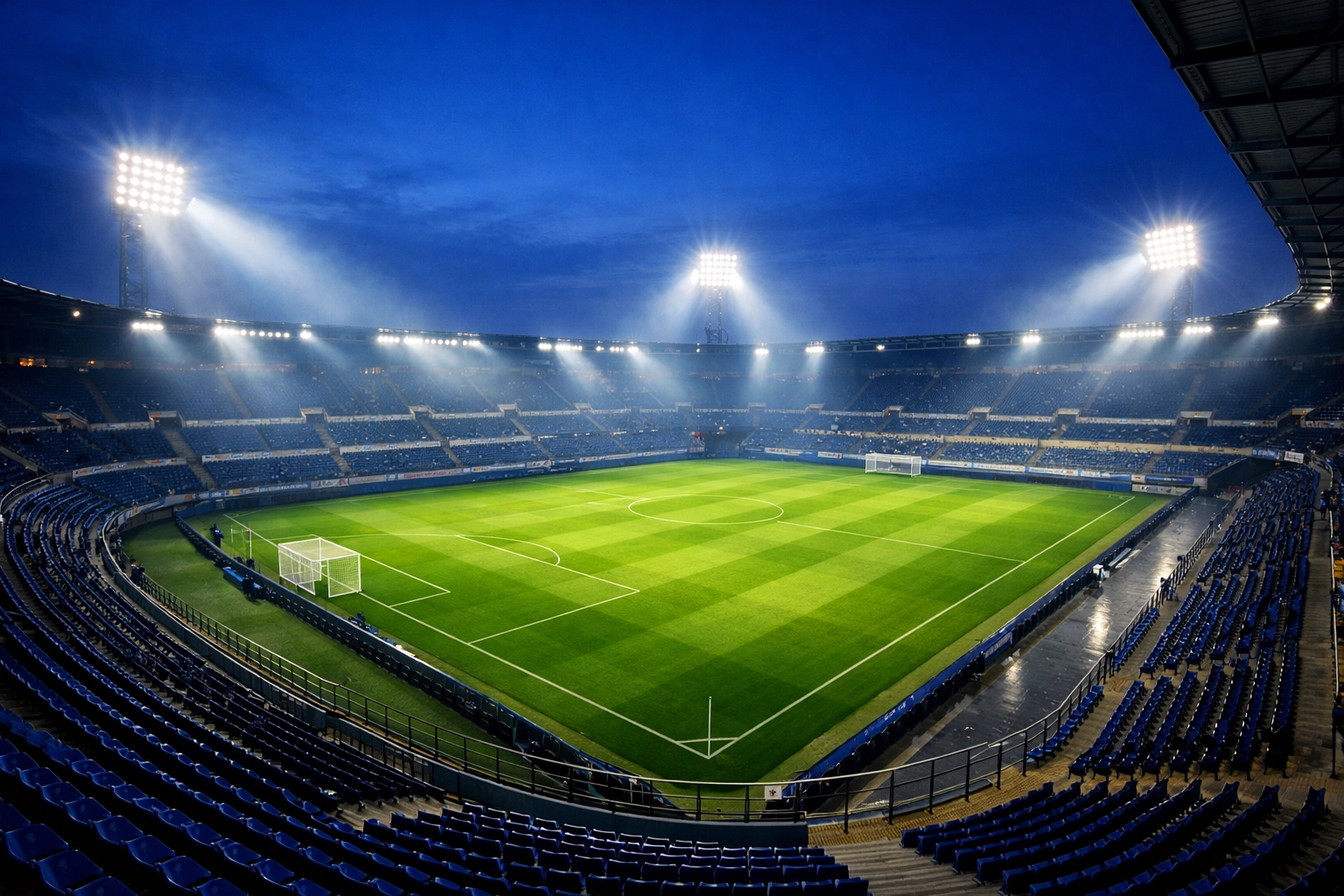 Atmosphäre im Stade de la Meinau vor dem Rückspiel Straßburg gegen Mainz 05 am 16. April.