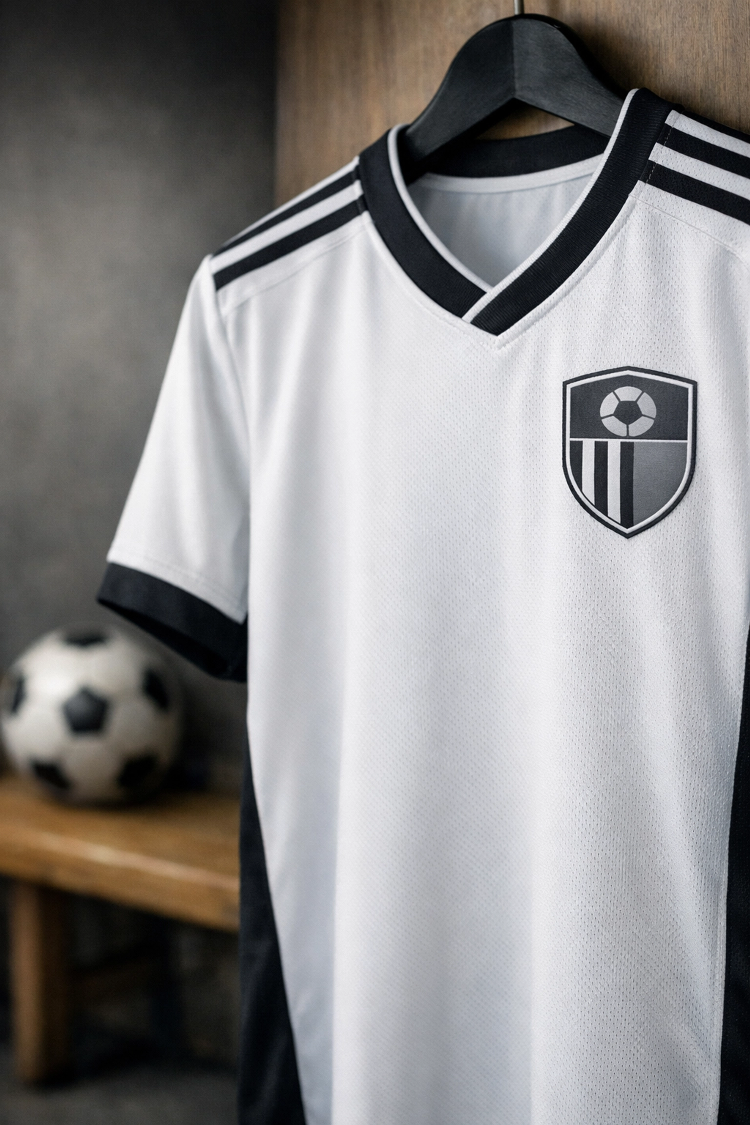 Trikot ohne Sponsoren-Logo in der Kabine als Symbol für ein mögliches Werbeverbot gegen Sportwetten.