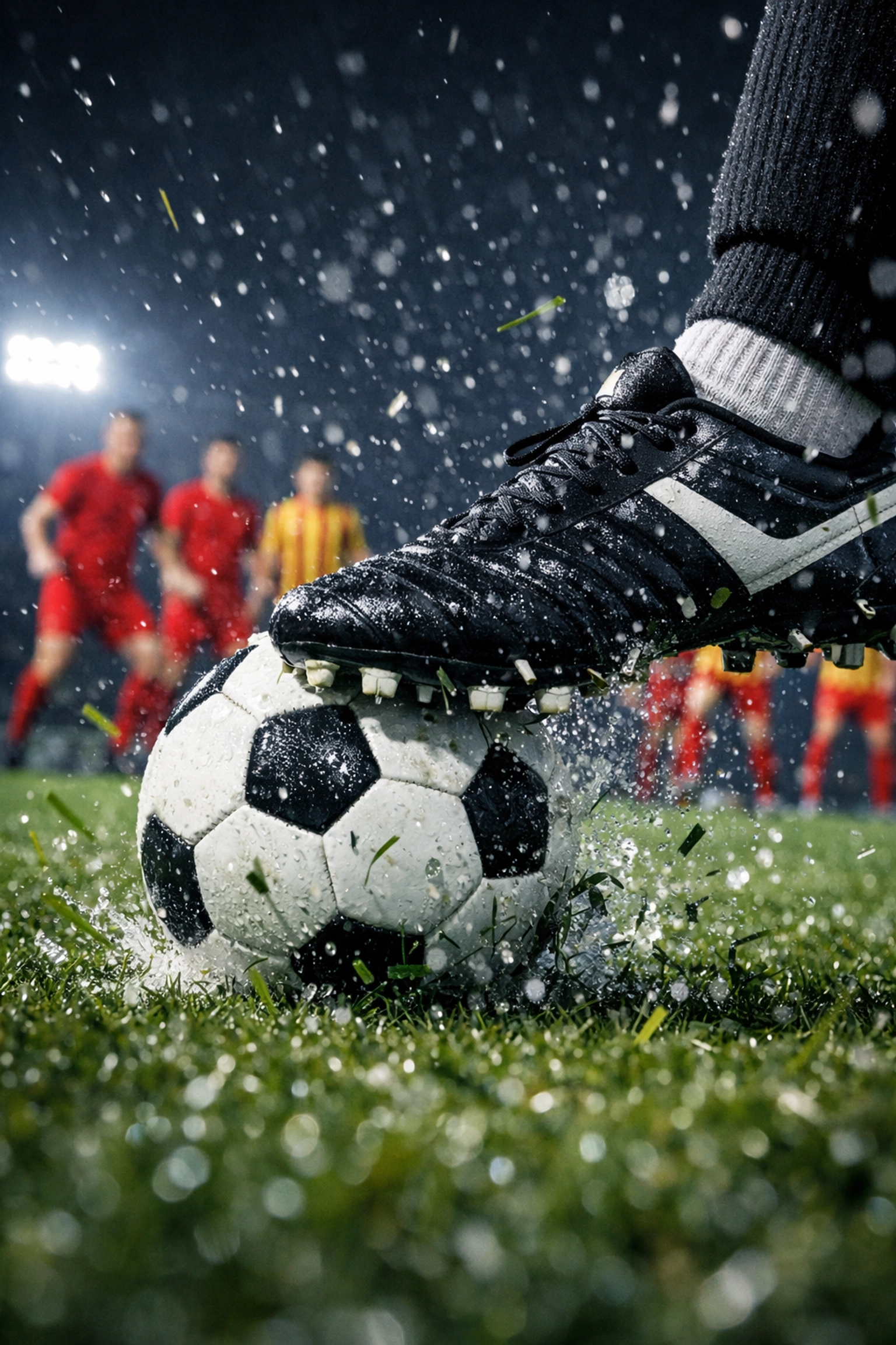 Actionreiche Spielszene und Ballkontrolle beim Aufeinandertreffen von Brest und Lens in der Ligue 1.