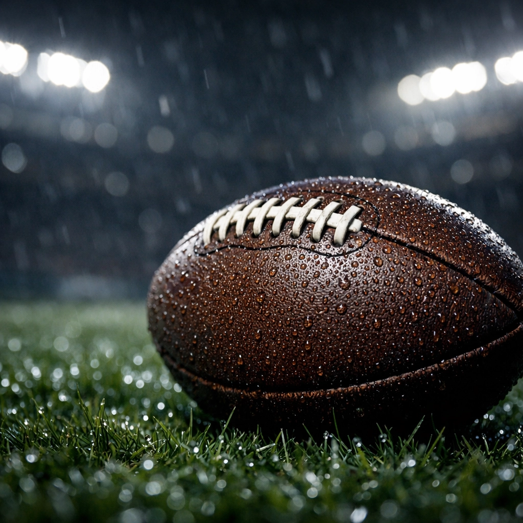 Nahaufnahme eines Fußballs vor der professionellen Analyse zum Spiel PSG gegen Liverpool.