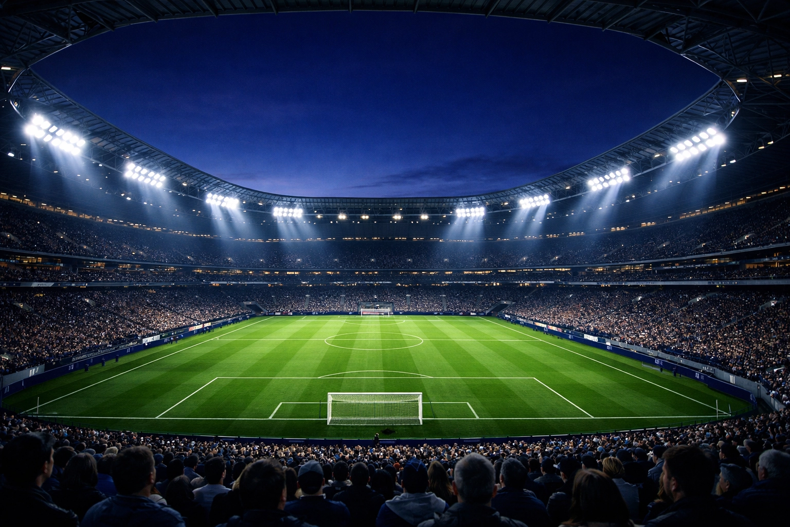 Stimmungsvolle Stadionansicht im Kybunpark vor dem Super League Spiel St. Gallen vs. Zürich.