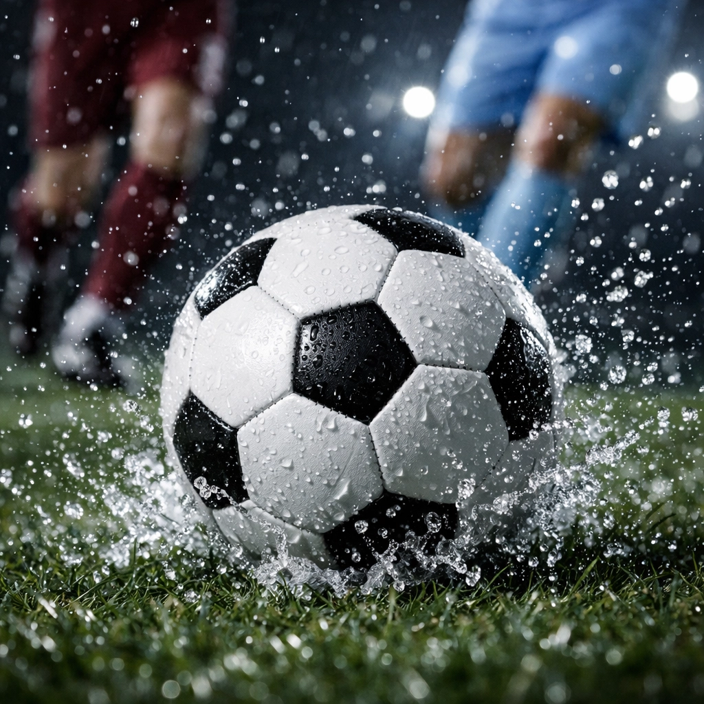 Spielsituation auf nassem Rasen zur Analyse der Quoten von Burnley gegen Manchester City.