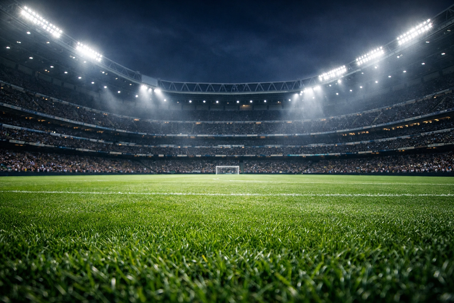 Die beeindruckende Atmosphäre im Santiago Bernabéu Stadion vor dem Champions League Kracher.