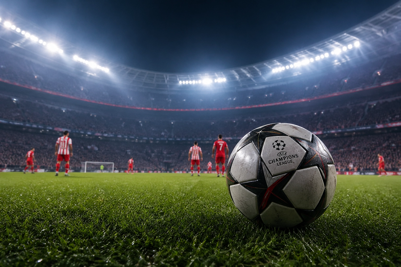 Atlético Madrid gegen Arsenal Spielszene im Stadion für Champions League Wett-Tipps.