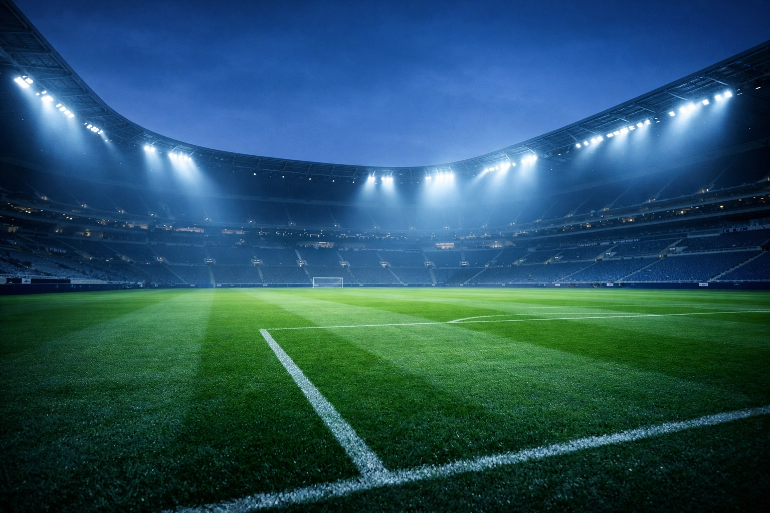 Das Stade des Lumières in Lyon vor dem Frauen Champions League Rückspiel gegen den VfL Wolfsburg.