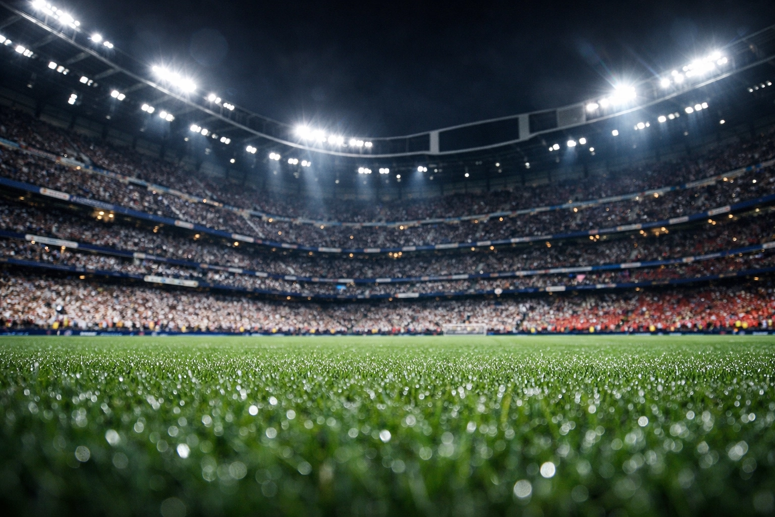 Stadionatmosphäre im Santiago Bernabéu vor dem Champions League Kracher Real Madrid gegen Bayern München.