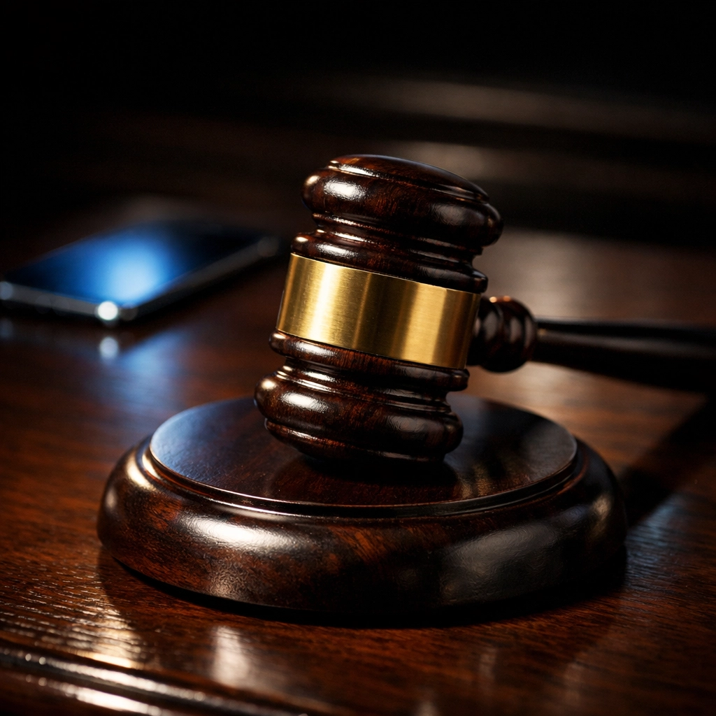 Richterhammer auf Holzblock steht für das EuGH-Gutachten zu Sportwetten-Rückforderungen.