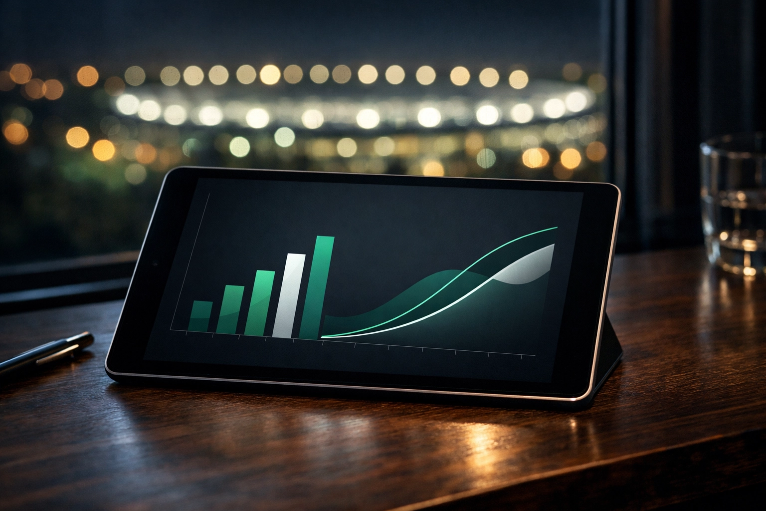 Datenbasierte Analyse und Sportwetten Strategien für Fußball Prognosen heute auf einem Tablet.