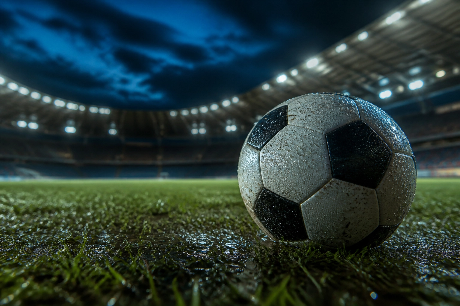 Fußball auf nassem Rasen im Stadio Olimpico für die Rom gegen Leverkusen Prognose.